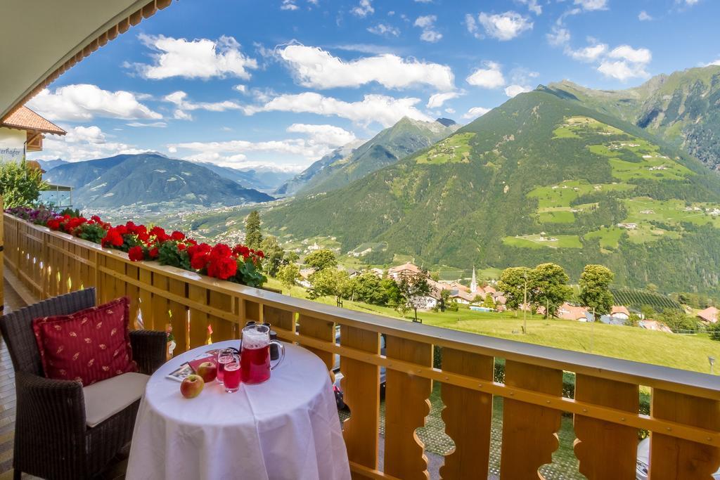 Pension Verdinserhoehe Schenna Bagian luar foto